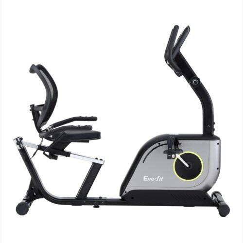 Everfit Recumbent Exercise Bike Magnetic Cycling Mesh Chair 120kg Loading - Image 3