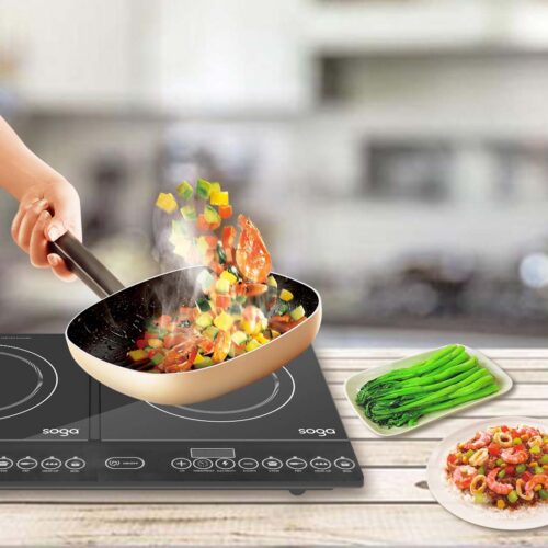 2x Cooktop Portable Induction LED Electric Double Duo Hot Plate Burners Cooktop Stove - Image 8