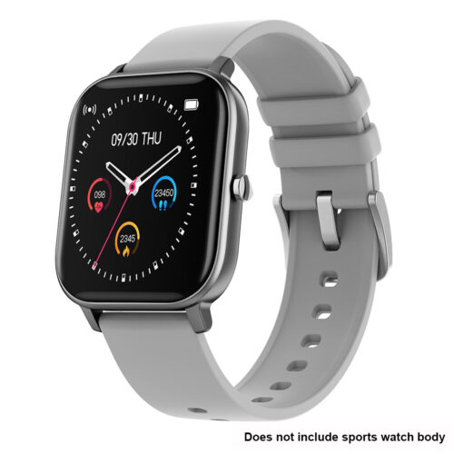 Smart Sport Watch Model P8 Compatible Wristband Replacement Bracelet Strap Grey - Image 3