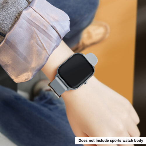 Smart Sport Watch Model P8 Compatible Wristband Replacement Bracelet Strap Grey - Image 8