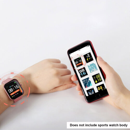 Smart Sport Watch Model P8 Compatible Wristband Replacement Bracelet Strap Pink - Image 9