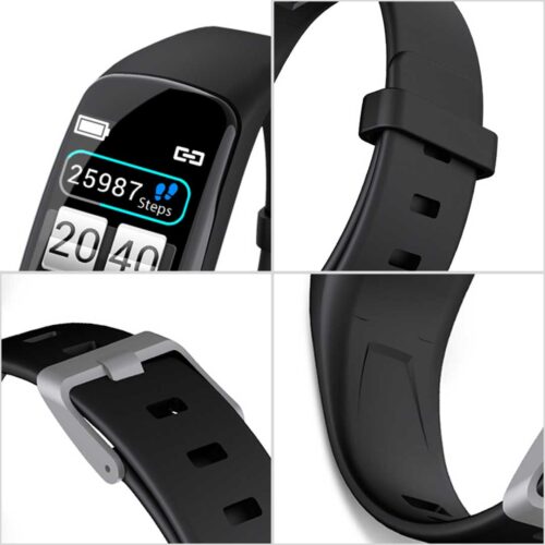 Sport Monitor Wrist Touch Fitness Tracker Smart Watch Red - Image 2