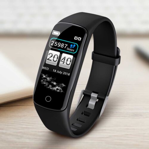 Sport Monitor Wrist Touch Fitness Tracker Smart Watch Red - Image 8