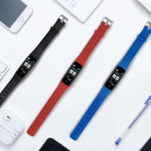 Sport Monitor Wrist Touch Fitness Tracker Smart Watch Red - Image 9