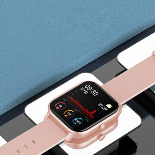 Waterproof Fitness Smart Wrist Watch Heart Rate Monitor Tracker P8 Gold - Image 5