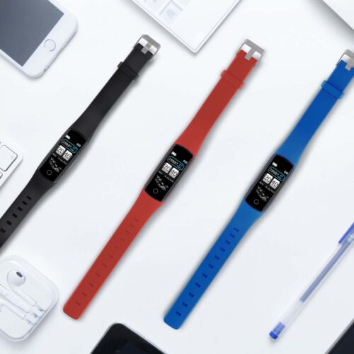 2x Sport Monitor Wrist Touch Fitness Tracker Smart Watch Red - Image 9