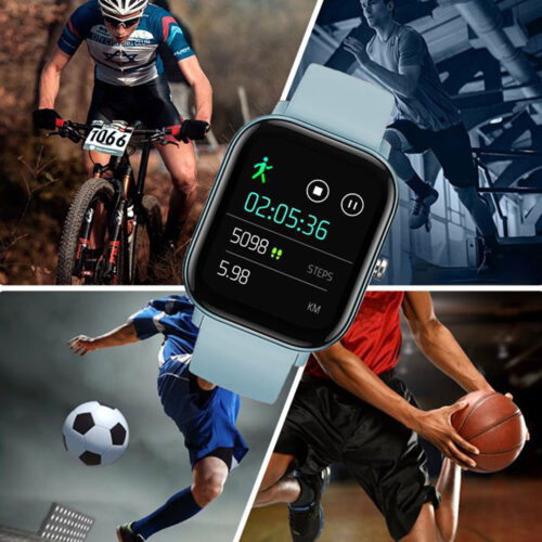 2x Waterproof Fitness Smart Wrist Watch Heart Rate Monitor Tracker P8 Blue - Image 6
