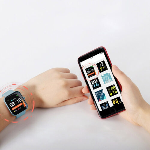 2x Waterproof Fitness Smart Wrist Watch Heart Rate Monitor Tracker P8 Blue - Image 8