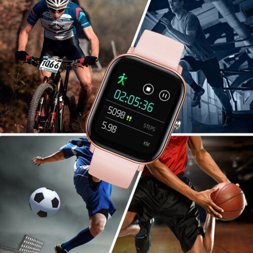 2x Waterproof Fitness Smart Wrist Watch Heart Rate Monitor Tracker P8 Gold - Image 6