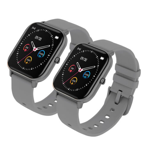 2x Waterproof Fitness Smart Wrist Watch Heart Rate Monitor Tracker P8 Grey
