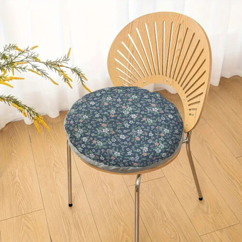 45cm Blue Premium Polyester Cotton Cushion with EPP Particle Insert for Enhanced Comfort - Image 4