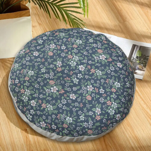 45cm Blue Premium Polyester Cotton Cushion with EPP Particle Insert for Enhanced Comfort - Image 5