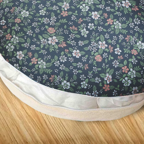 45cm Blue Premium Polyester Cotton Cushion with EPP Particle Insert for Enhanced Comfort - Image 7
