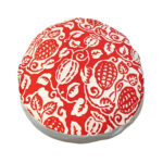 45cm Red Premium Polyester Cotton Cushion with EPP Particle Insert for Enhanced Comfort