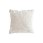 50cm Beige Internet Celebrity 3D Arched Raised Pattern Throw Pillow
