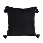 45X Black Vintage Butterfly Pillow Tassel Velvet Square Throw Pillow