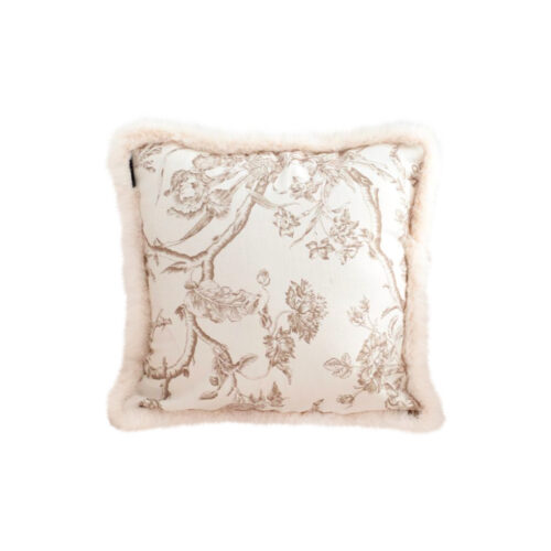50cm Light Luxury French Printed Plush Pillow Set Throw Pillow