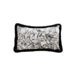 35cm Elegant Decorative Luxury Victorian Rose French Embroidery Throw Pillow