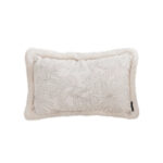 30cm Romantic French Mosley Jacquard Pillow French Jungle Jacquard Raw Edge Waist Throw Pillow