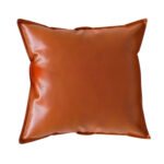 45cm Light Luxury Urban Simulated Leather Wide Edge Throw Pillow