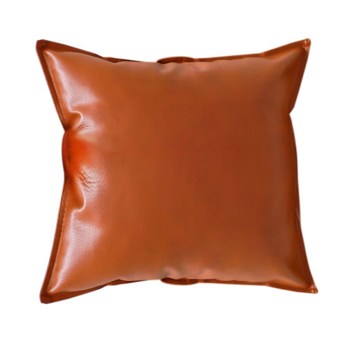 45cm Light Luxury Urban Simulated Leather Wide Edge Throw Pillow