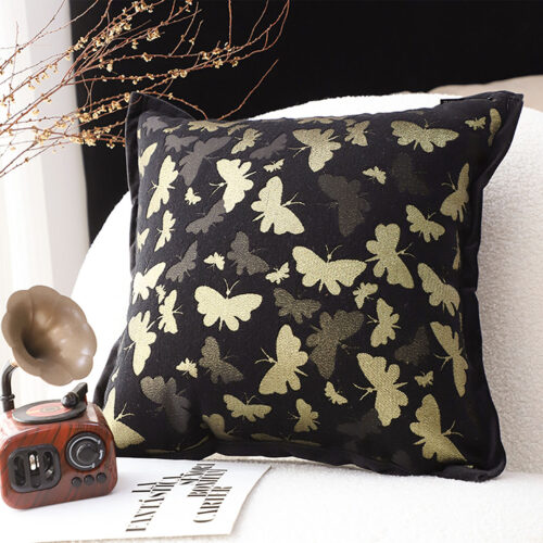45cm Vintage Butterfly with Covers Case Decorative Decor Monarch Floral Throw Pillow - Image 3