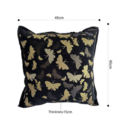 45cm Vintage Butterfly with Covers Case Decorative Decor Monarch Floral Throw Pillow - Image 5