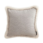 45cm Wabi-sabi Herringbone Square Throw Pillow
