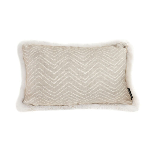 30cm Wabi-sabi Cushion Herringbone Lumbar Throw Pillow