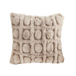 45cm Wabi-sabi Herringbone Plush Square Throw Pillow
