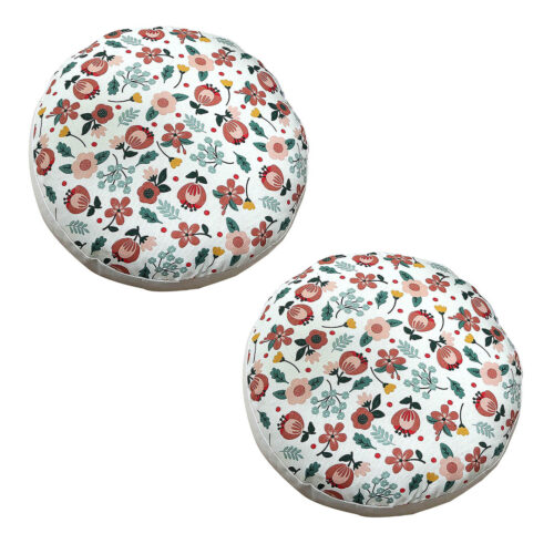 2x 45cm Polyester-Cotton Pillow with EPP Particle Insert for Enhanced Comfort Decor