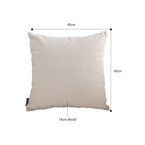 2x 45cm Square Soft Polyester Luxury Count Modern Fashion Throw Pillow - Image 2