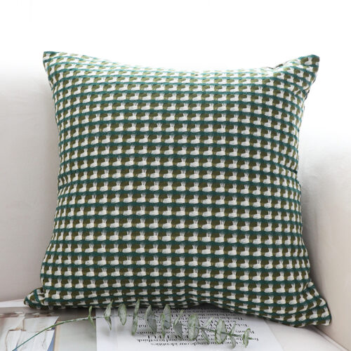 2x 45cm Subtle Green Foliage Pillow SquareThrow pillow - Image 4