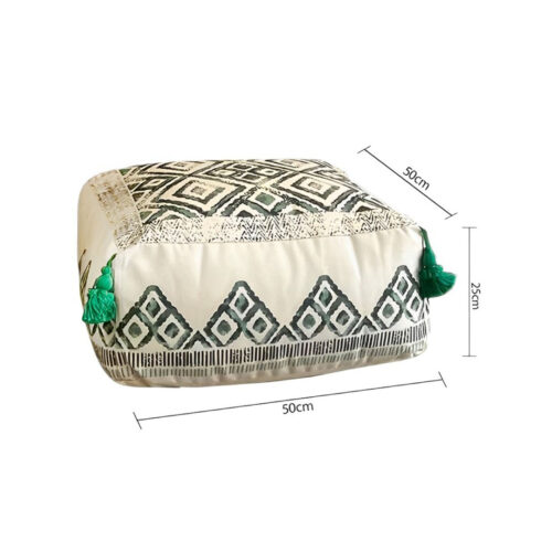 50cm Ultra-Comfort Polyester-Cotton Cushion with EPP Particle Support Decor - Image 5