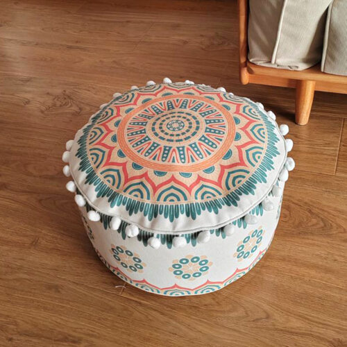 50cm Ultra-Comfort Polyester-Cotton Cushion with EPP Particle Support Decor - Image 2