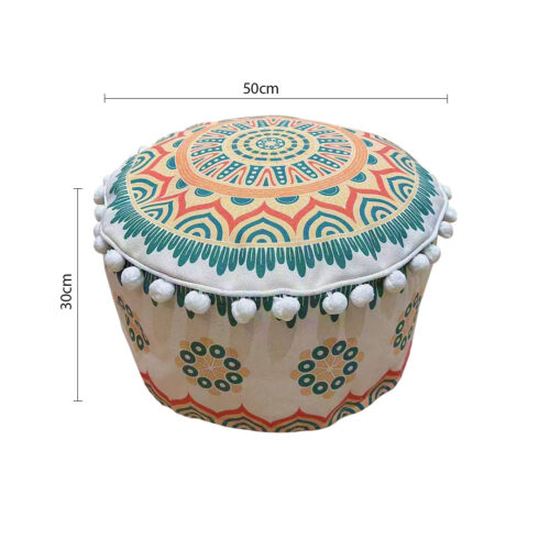 50cm Ultra-Comfort Polyester-Cotton Cushion with EPP Particle Support Decor - Image 5