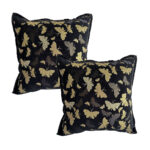 2x 45cm Vintage Butterfly with Covers Case Decorative Decor Monarch Floral Throw Pillow