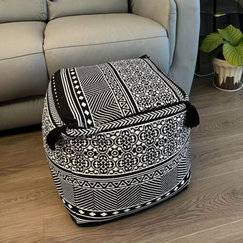 42cm Beige Premium Polyester Fiber Cushion with EPP Particle Insert Decor - Image 2