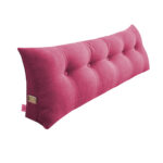 150cm Pink Wedge Bed Pillow Headboard Backrest Bedside Tatami Cushion Decor