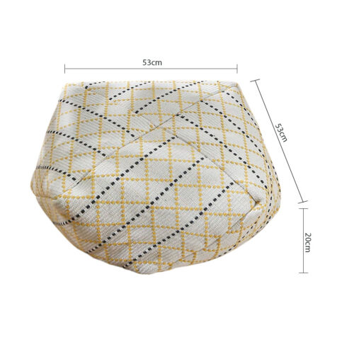 2x 53cm Polyester-Cotton Blend Pillow EPP Particle Insert for Comfort Support Decor - Image 5