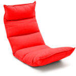 Folding Tatami Floor Sofa Bed Meditation Lounge Chair Recliner Lazy Couch Red