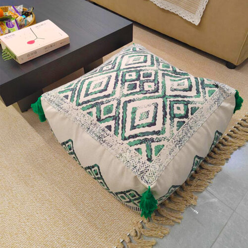 2x 50cm Ultra-Comfort Polyester-Cotton Cushion with EPP Particle Support Decor - Image 4