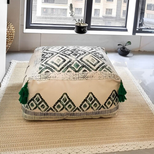 2x 50cm Ultra-Comfort Polyester-Cotton Cushion with EPP Particle Support Decor - Image 5