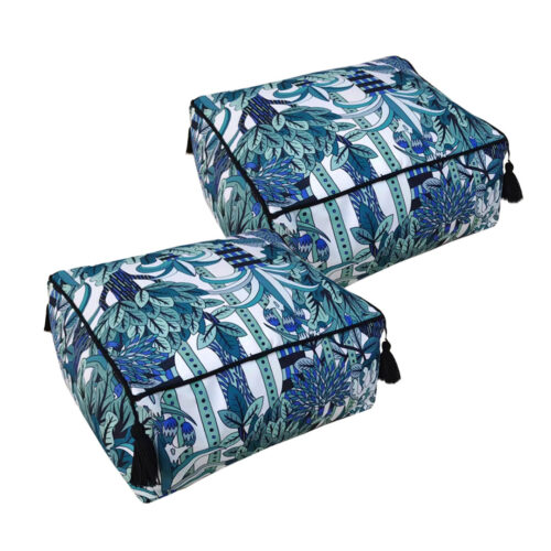 2x 50cm Ultra-Comfort Polyester-Fiber Cushion with EPP Particle Support Decor