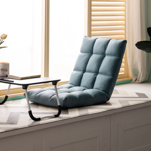 4x Green Lounge Floor Recliner Adjustable Gaming Sofa Bed Folding Indoor Outdoor Backrest Seat - Image 3