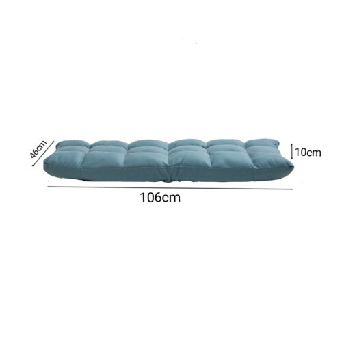 4x Green Lounge Floor Recliner Adjustable Gaming Sofa Bed Folding Indoor Outdoor Backrest Seat - Image 5