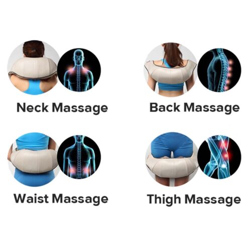 SOGA Electric Kneading Neck Shoulder Arm Body Massager with Heat Health Care - Image 8