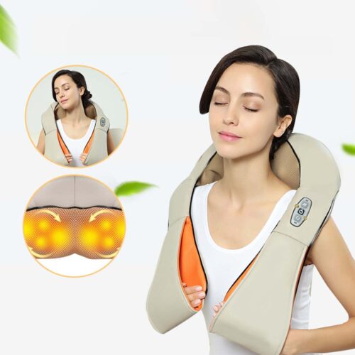 2x Electric Kneading Neck Shoulder Arm Body Massager with Heat Health Care - Image 9
