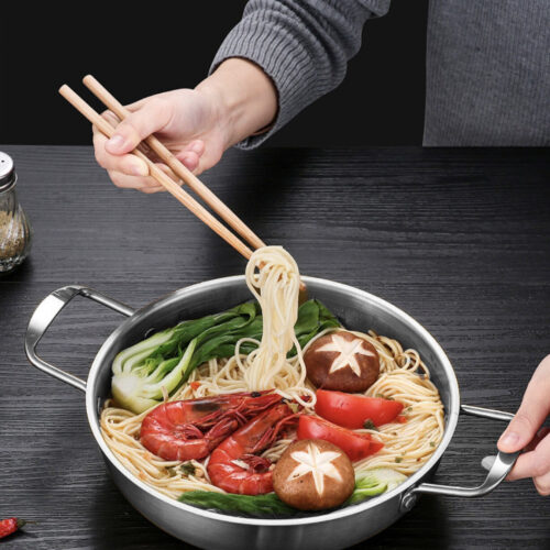 20cm Premium Silver Seafood Dry Pot Stockpot Versatile Durable Kitchen - Image 8