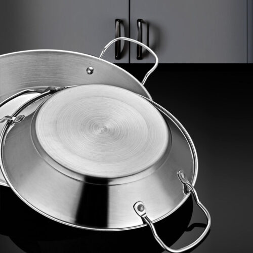 21cm Signature Dry Pot crafted with 201 Material in Silver Color For Kitchen - Image 8